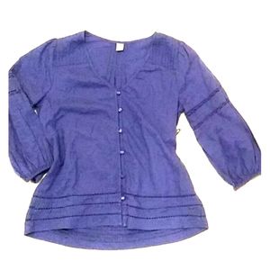 3/$20 NWT Peasant style blouse